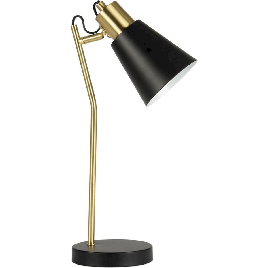 Lampe de table rectangulaire en métal style industriel