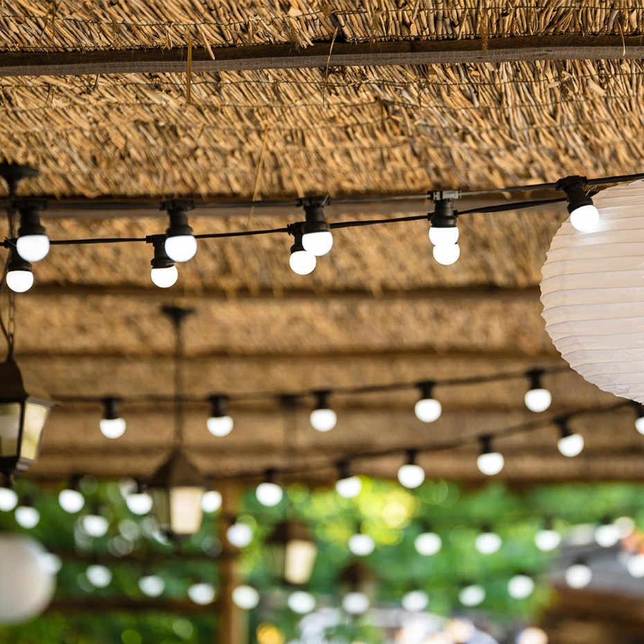 Guirlande solaire PARTY MILKY 10 globes 5.7M