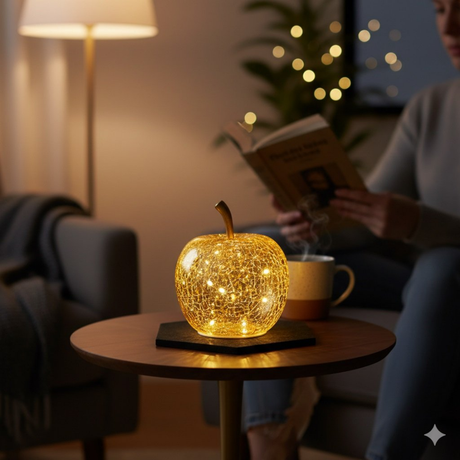 Lampe Pomme lumineuse 10 Led