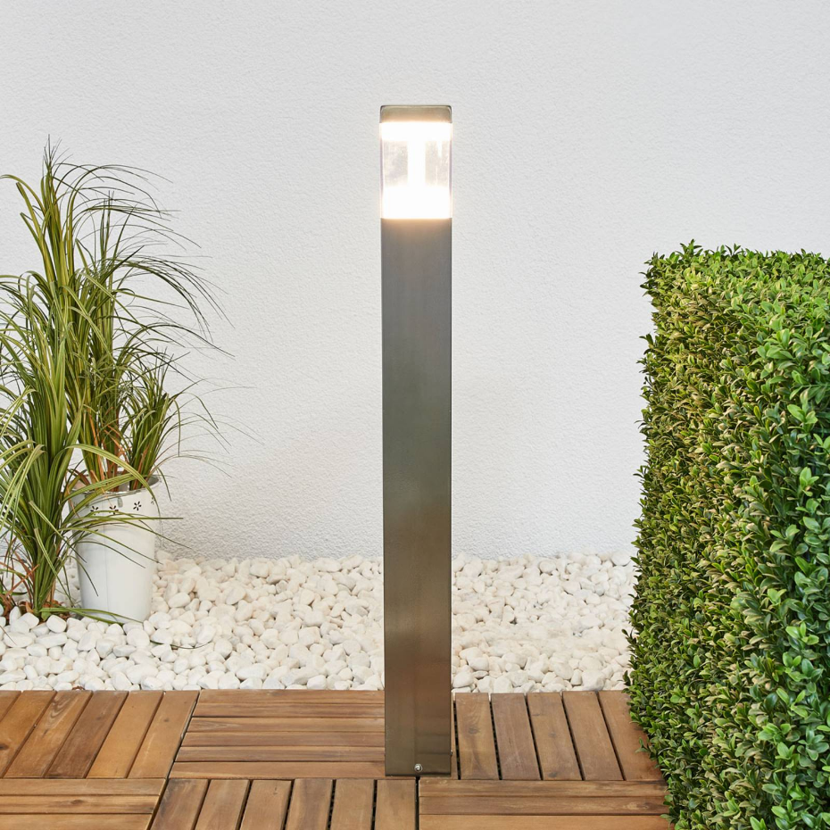 Luminaire extérieur en inox moderneLED