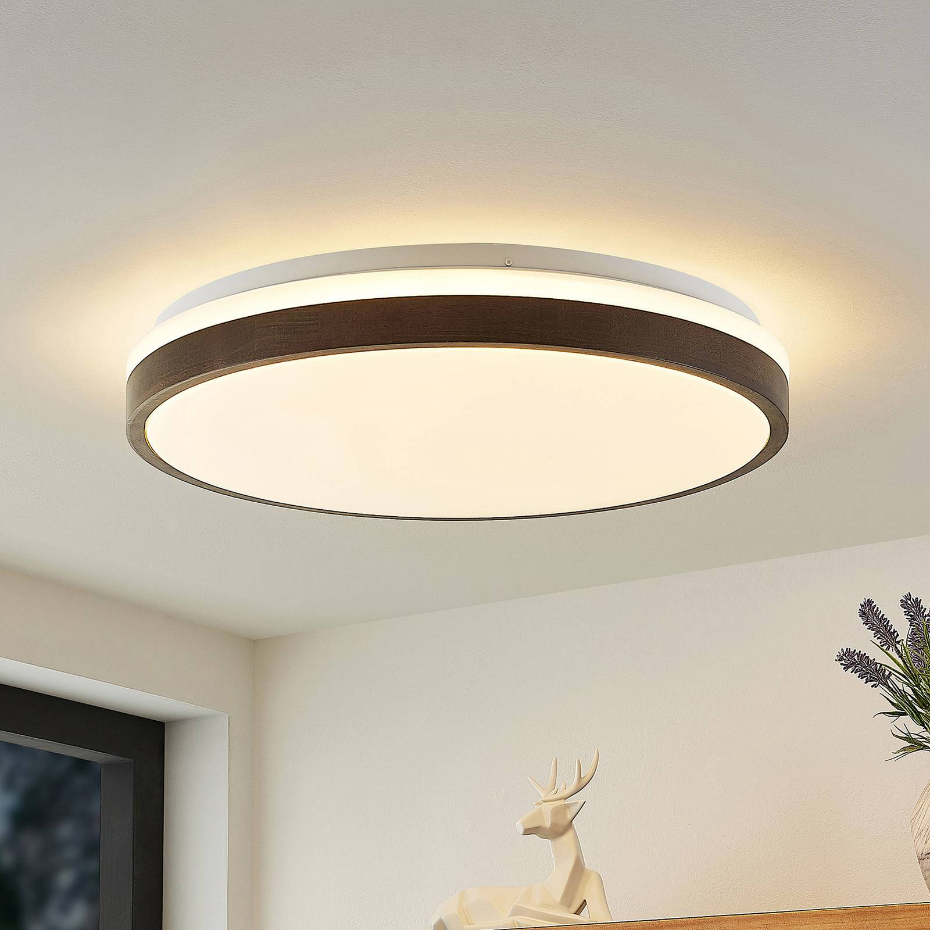 Plafonnier en bois moderneLED, Hudsona
