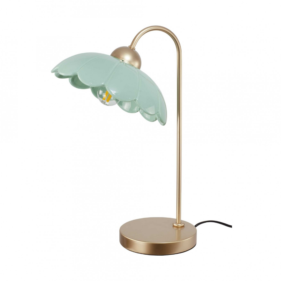 Lampe à poser en métal & céramique, CLARIS