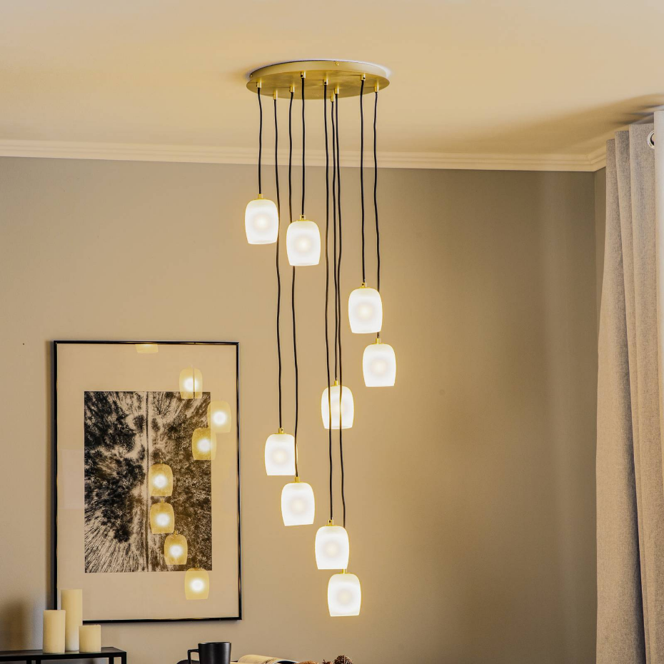 Suspension en métal design, Taylan