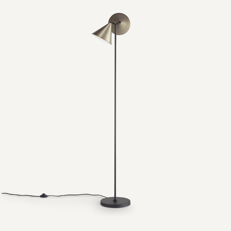 Lampadaire liseuse métal fer, Moke