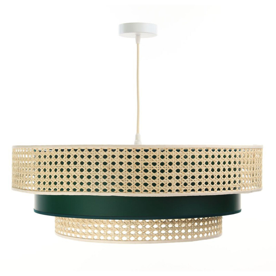 Suspension en rotin triple Rotang