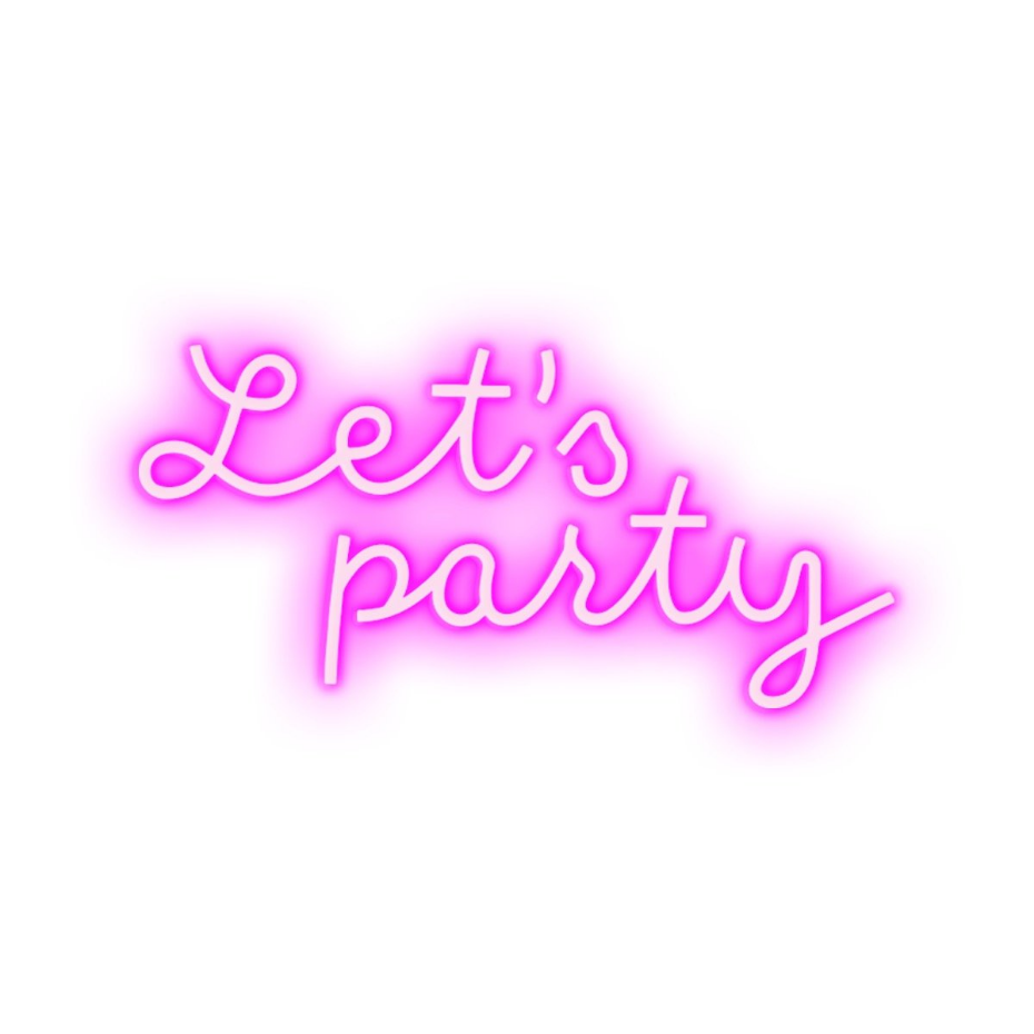 Eclairage néon LET'S PARTY