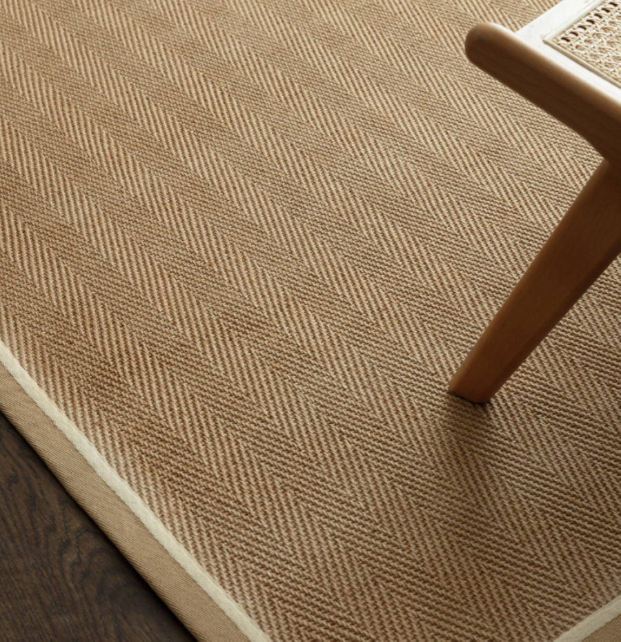 Tapis chambre et salon en jute moderne DORO
