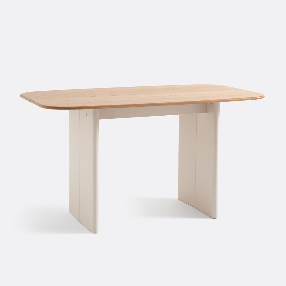 Table console bi-matière 2 à 4 couverts, Piana
