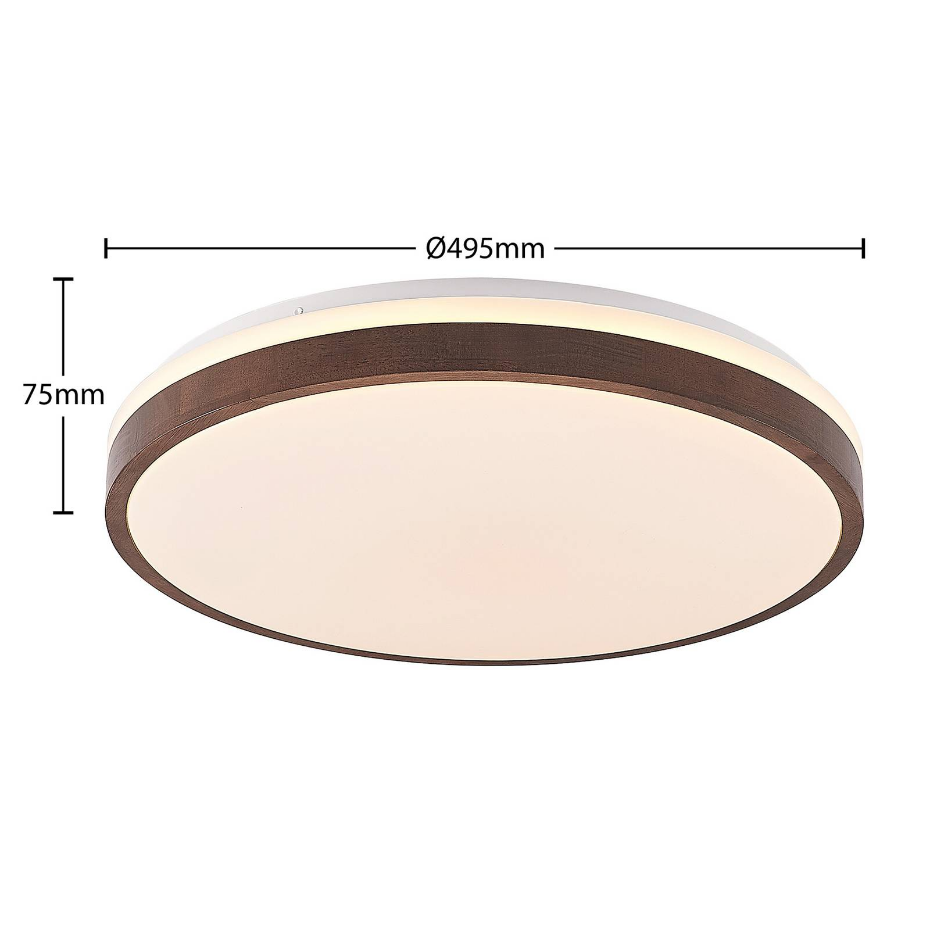Plafonnier en bois moderneLED, Hudsona