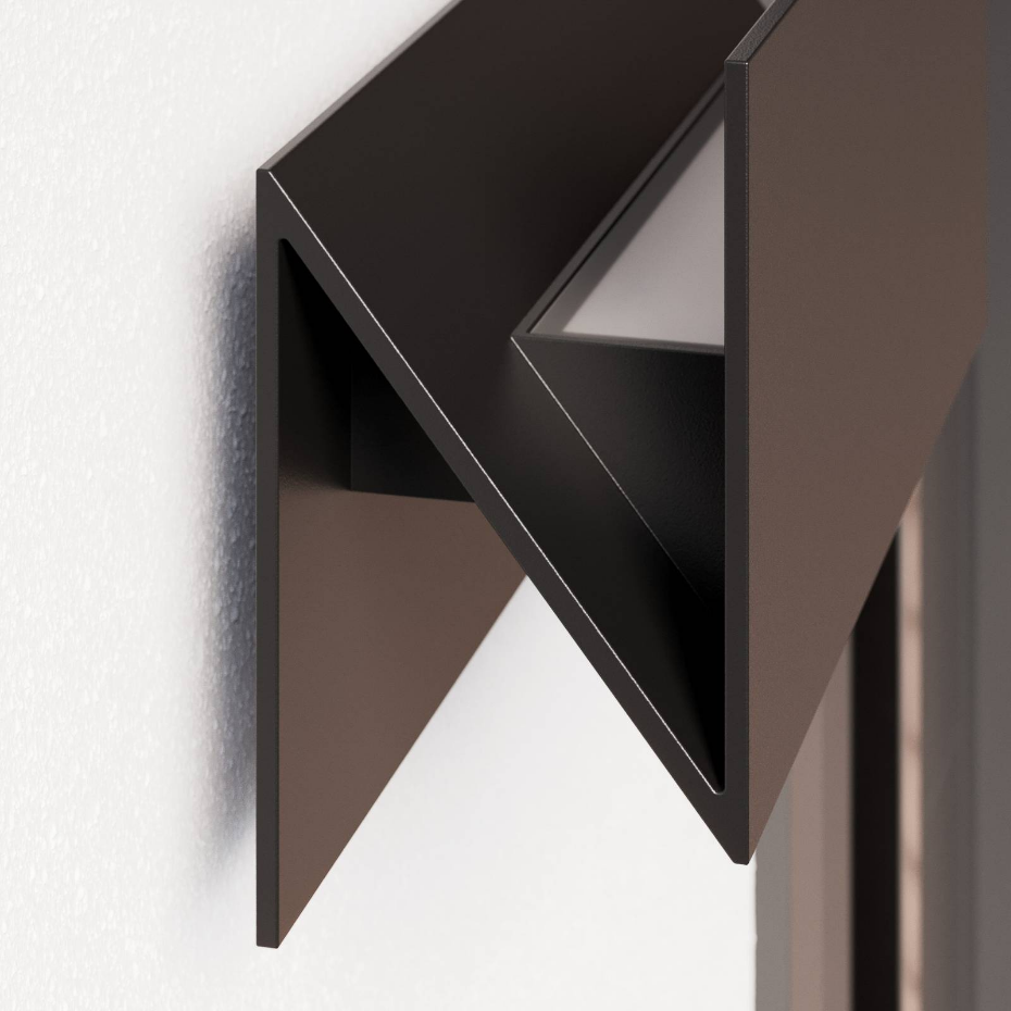 Applique extérieure en aluminium moderneLED