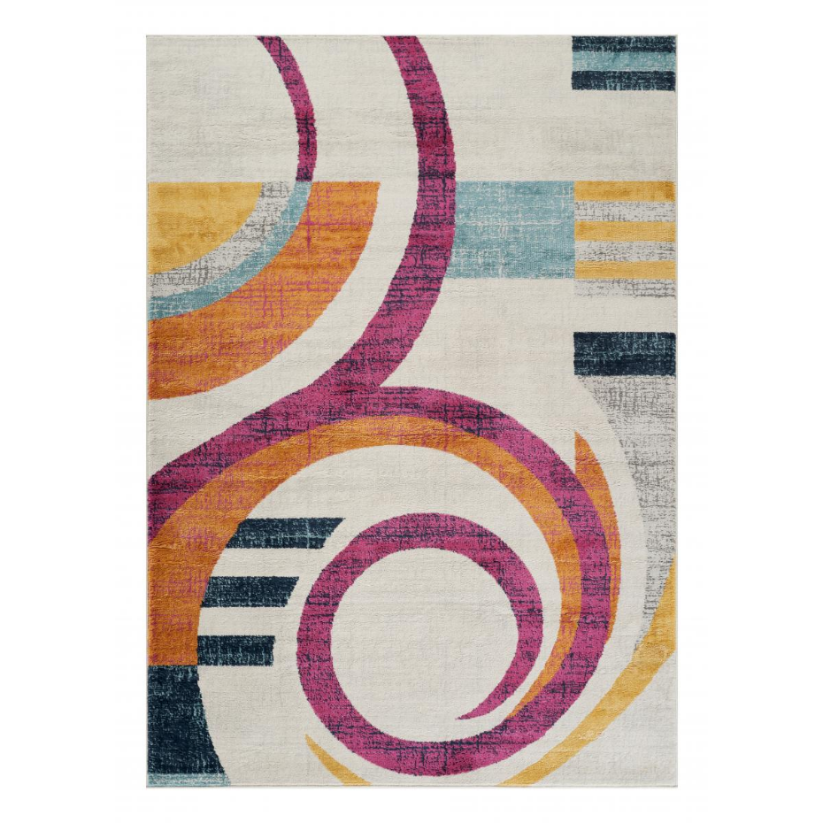 Tapis art abstrait - LYN3 DESI Couleurs vives