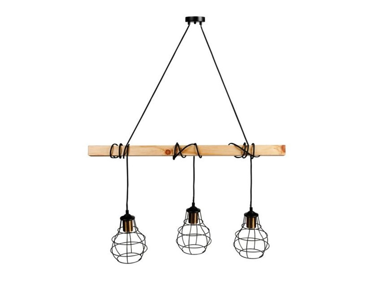 Suspension En Bois Et Métal Indus