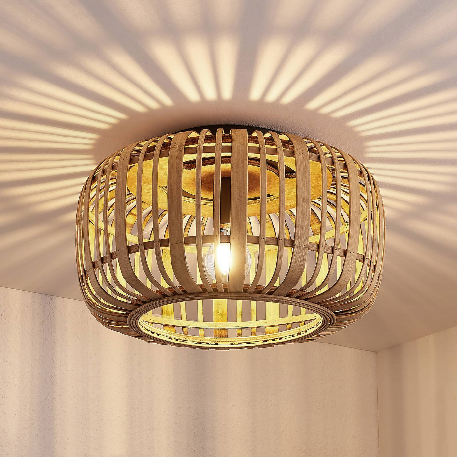 Plafonnier en bois traditionnel, Canyana