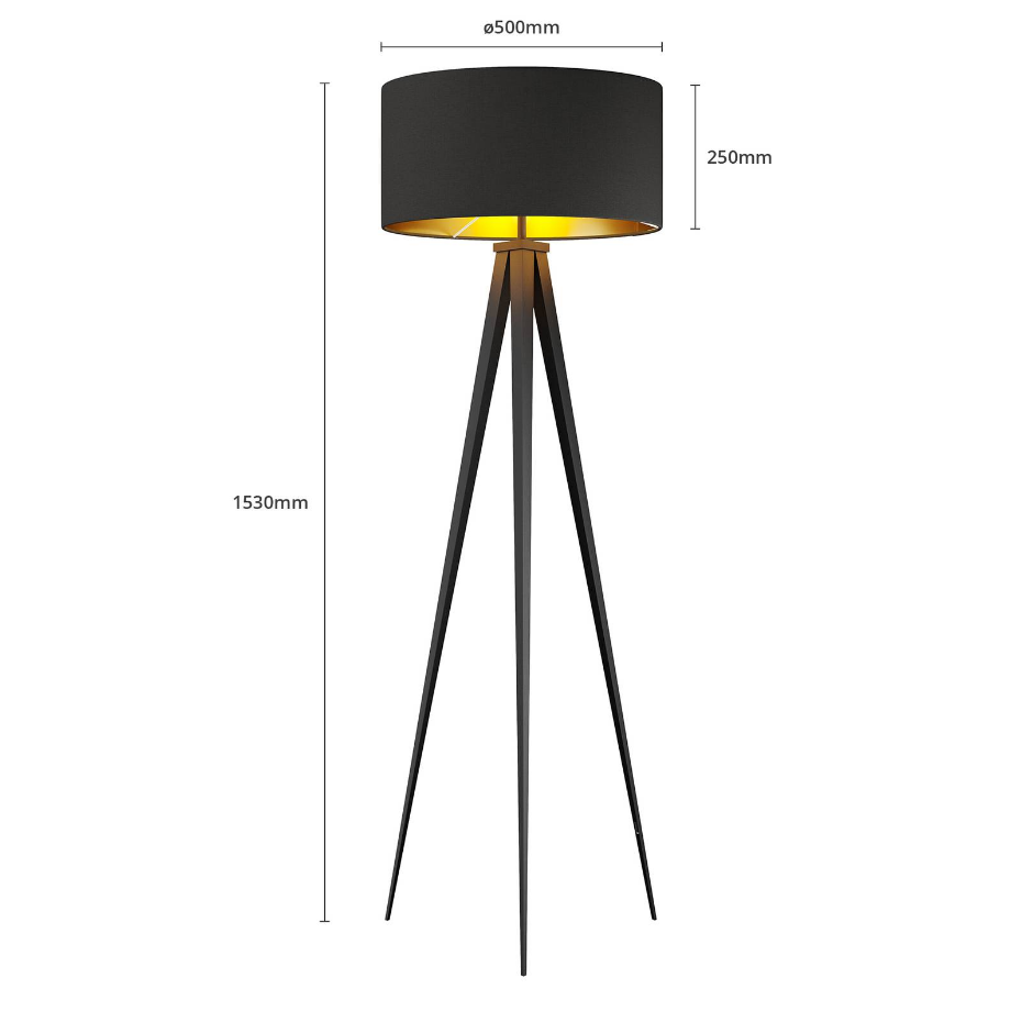 Lampadaire en textile moderne, Benik