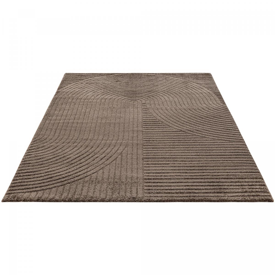 Tapis tissé à motif simple LYN9 B pour salon et chambre à coucher