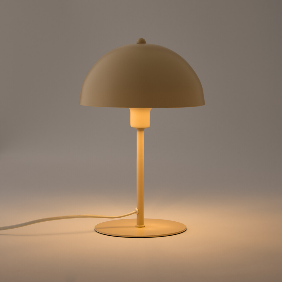 Lampe à poser, forme champignon en métal fer, Capi