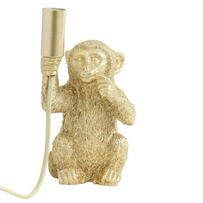 Lampe De Table Singe Or Mat