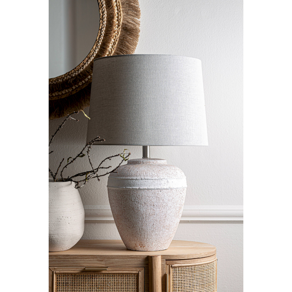 Lampe de table en céramique Helina Vacio (lot de 2)