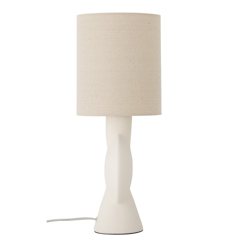 Lampe à poser grès lin  Sergio