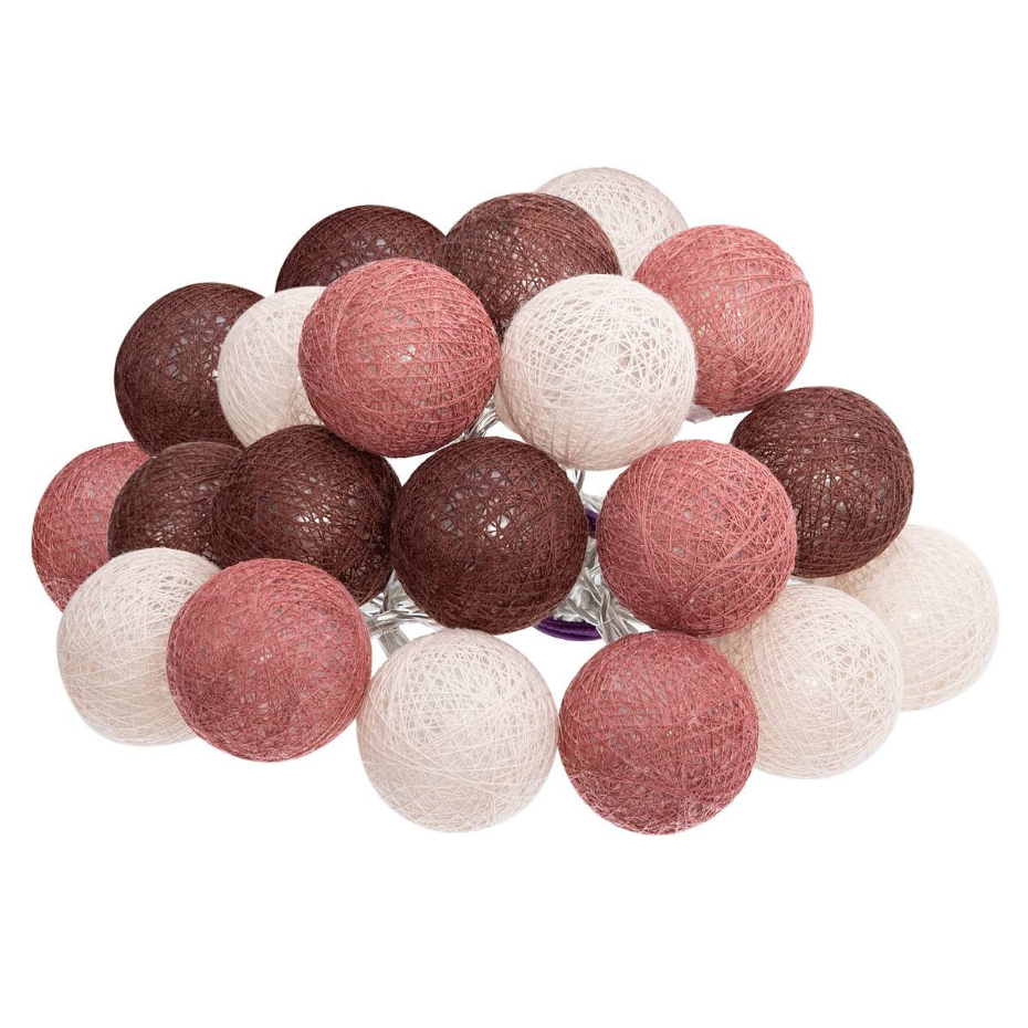 Guirlande LED Secteur 20 Boules BOX