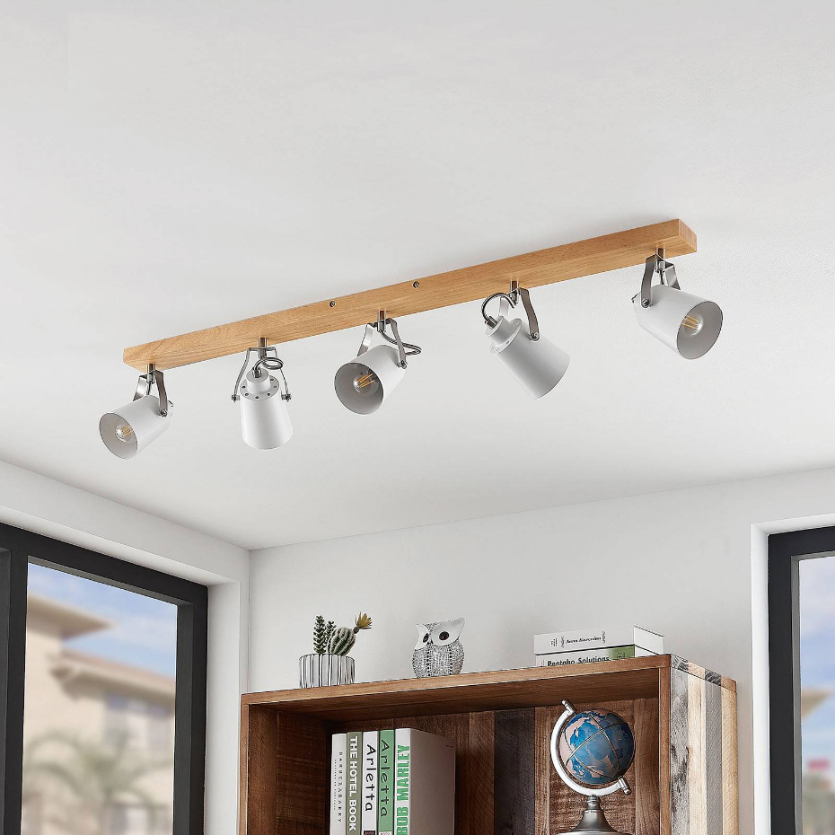 Plafonnier en bois scandinave, Blana