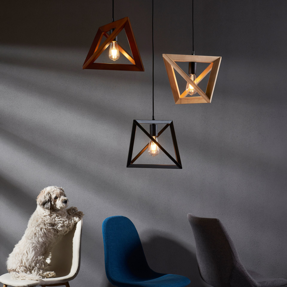 Lampe Suspendue Bois Moderne ARMONIA