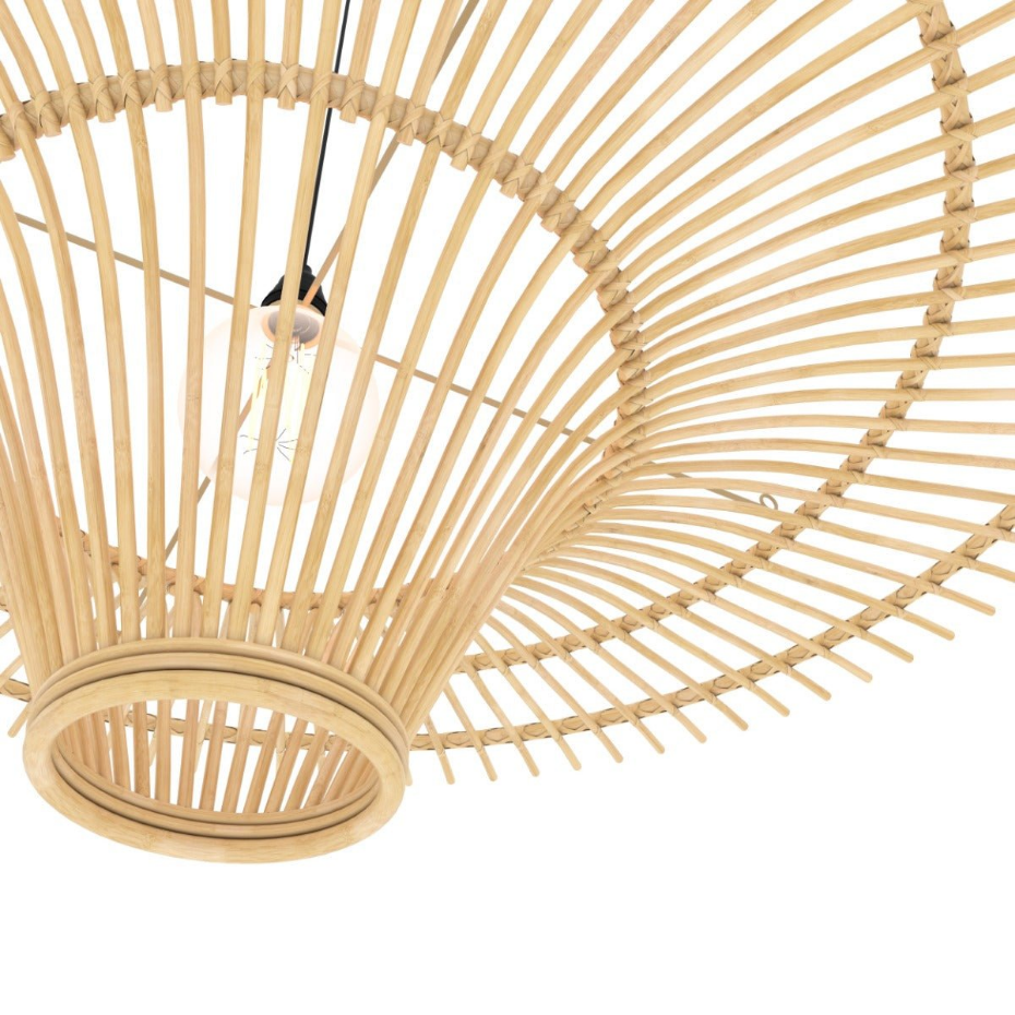 Abat-jour D120,5 cm en rotin - OLGA