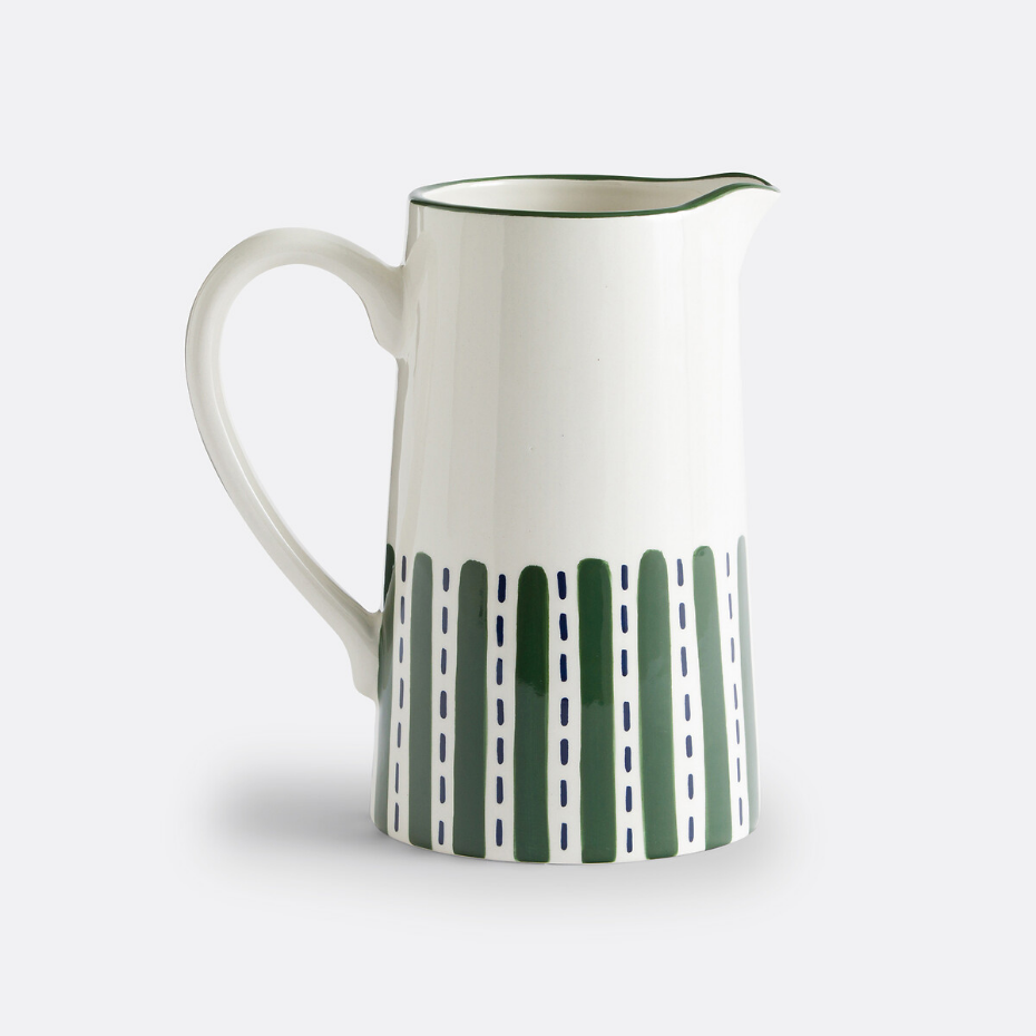 Carafe faïence avec motif, Riveri
