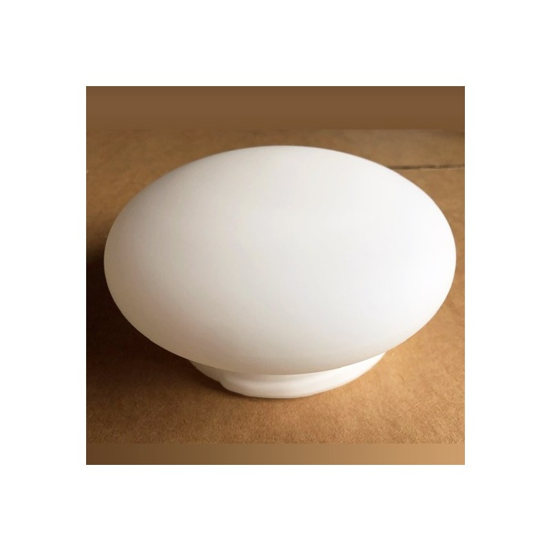 Applique Yoga En Verre Souffle Blanc Depoli