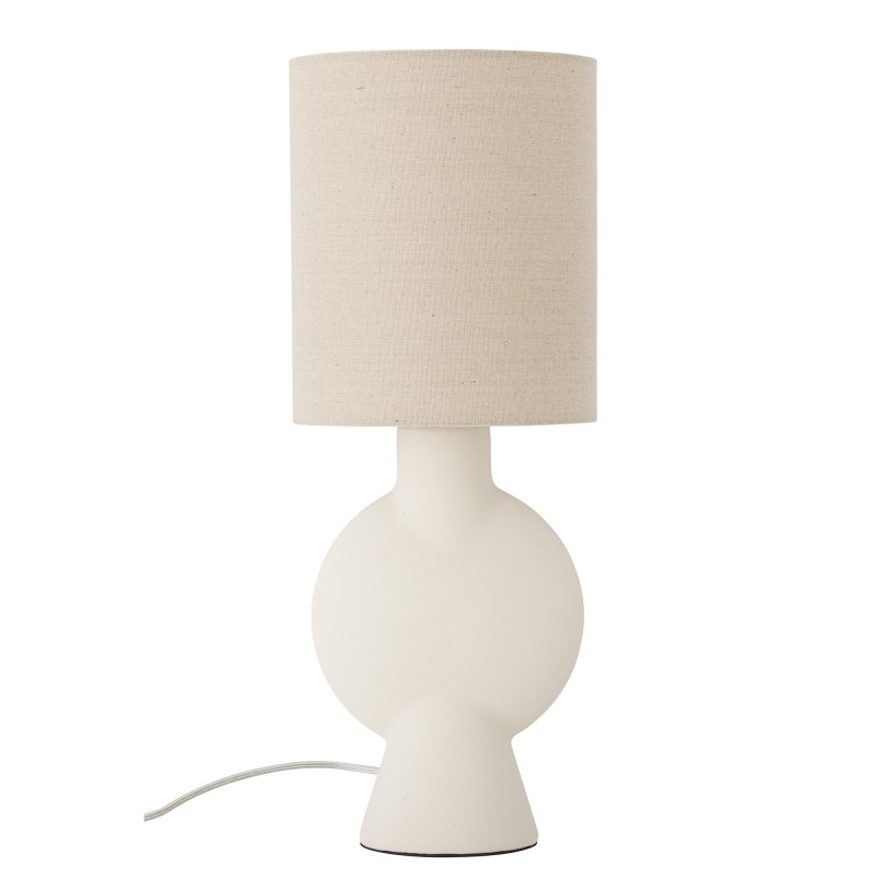 Lampe à poser grès lin  Sergio