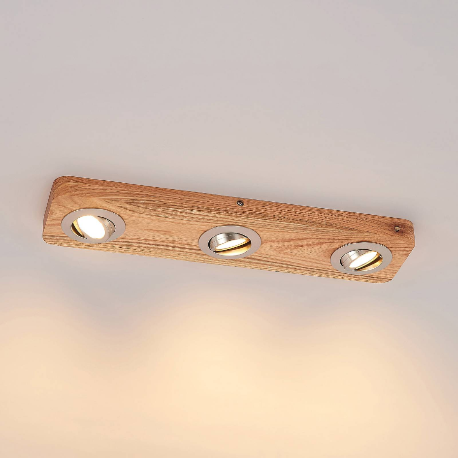 Plafonnier en bois moderneLED, Mikari