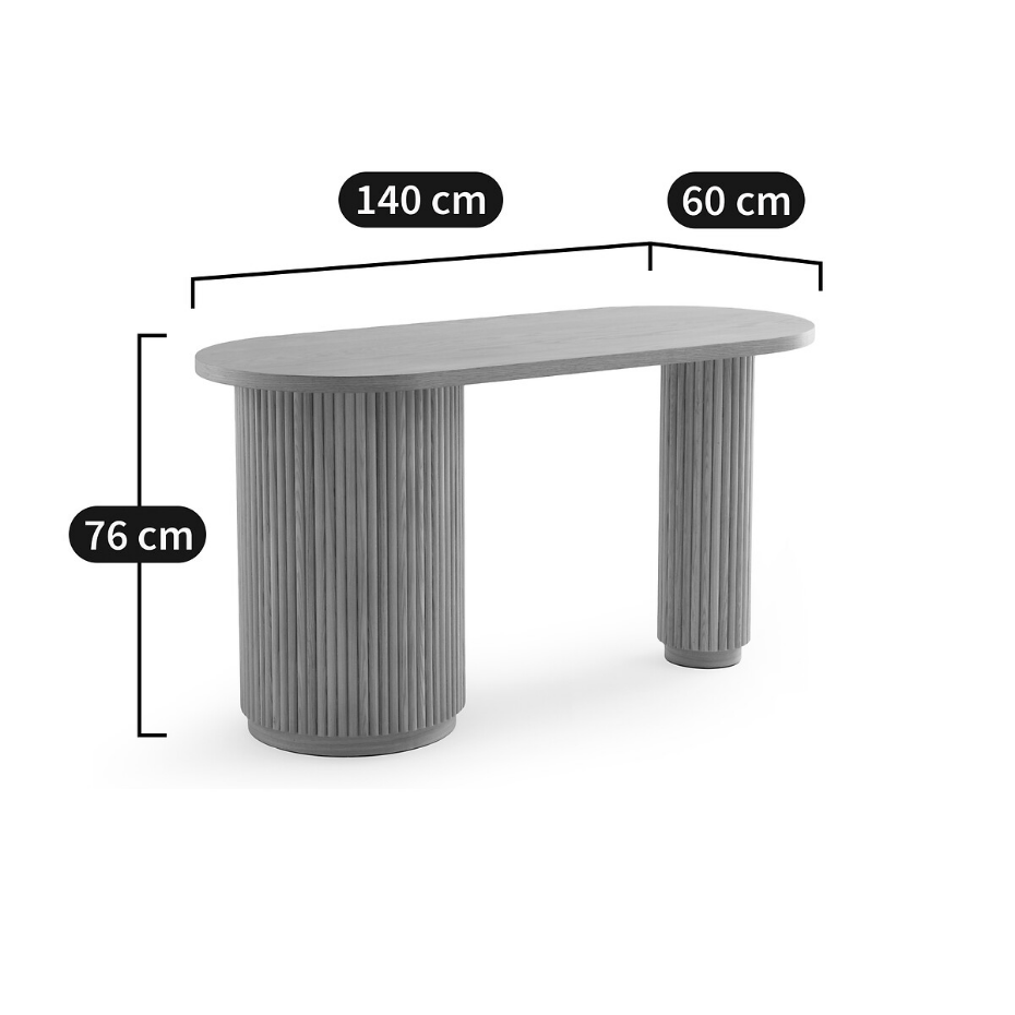 Bureau forme organique, 1 porte, Genna 