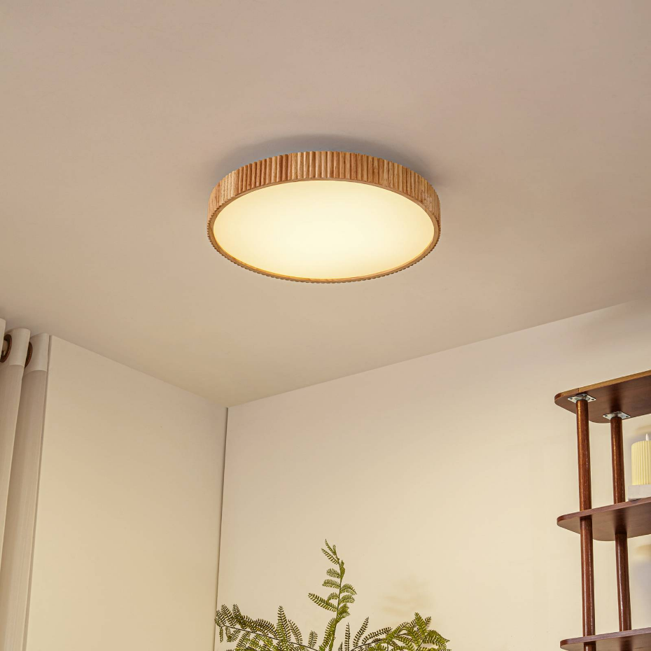 Plafonnier en bois moderneLED, Velua
