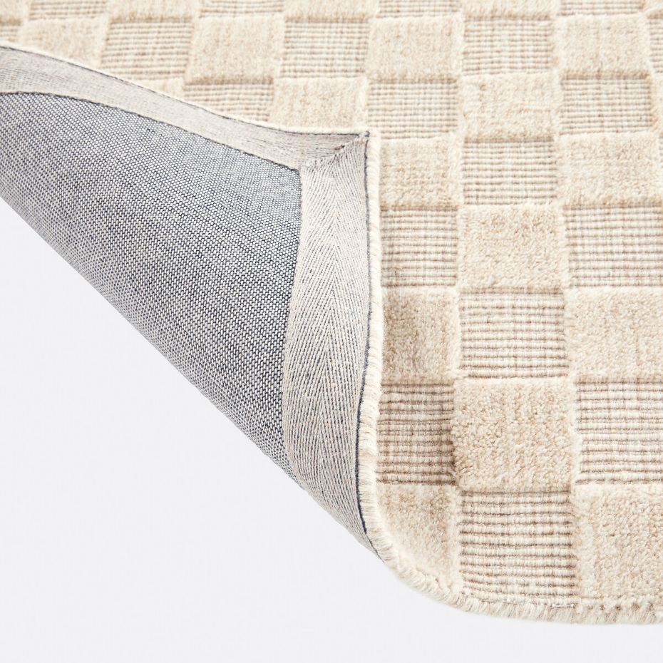 Tapis damier ton sur ton, Bilmo