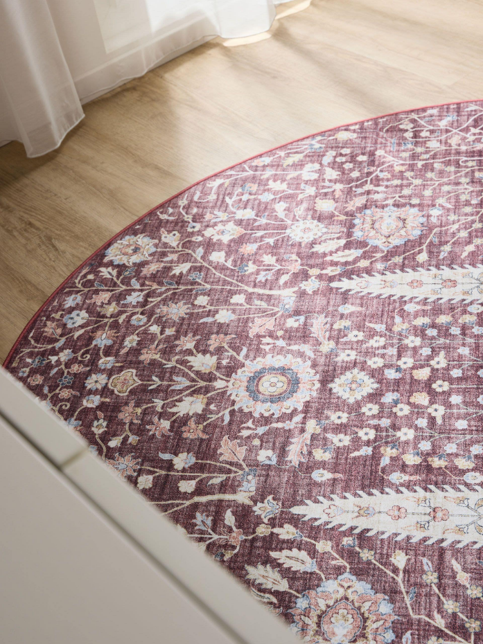 Tapis rond lavables GEORGE