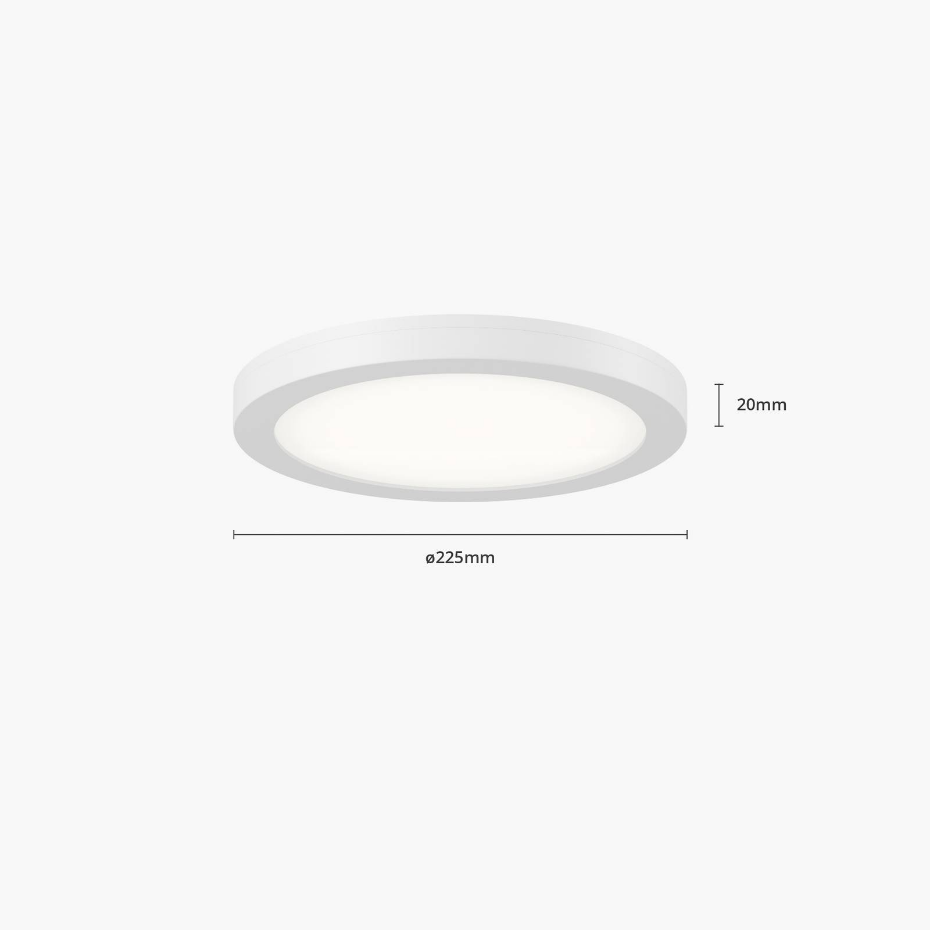Plafonnier en aluminium moderneLED, Aureka