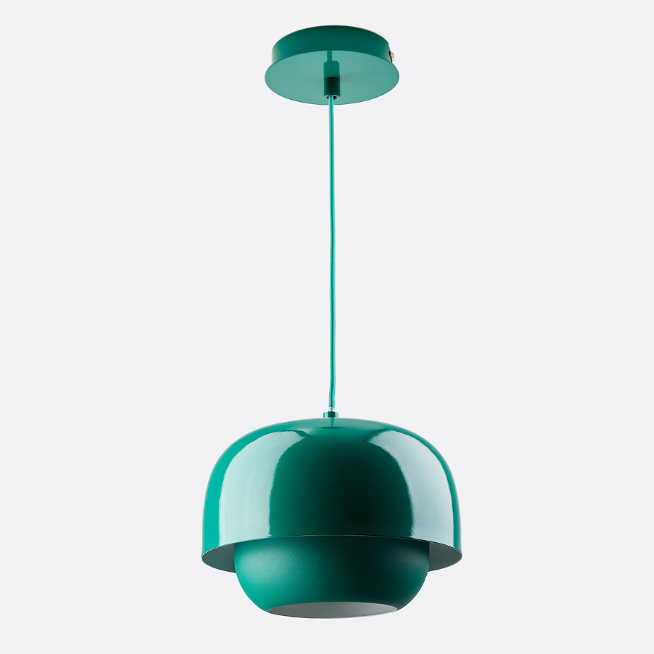 Suspension en métal fer coloré Ø21,4 cm, Kinoko