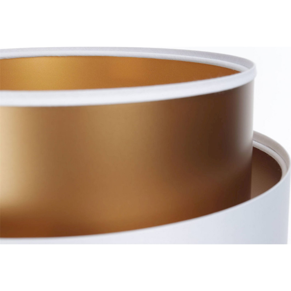 Lampe à poser ronde en PVC Duo ellegant