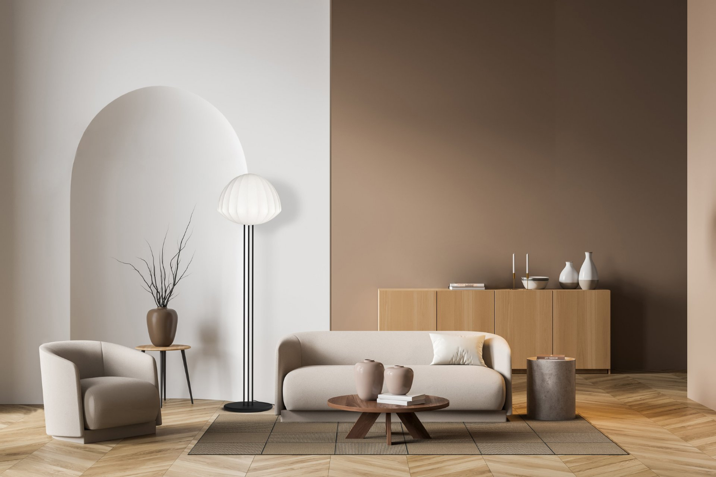 Lampadaire acier BELOUNE