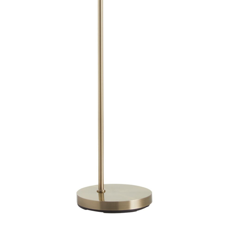 Lampadaire Led Daphné Avec Liseuse En Laiton Patiné