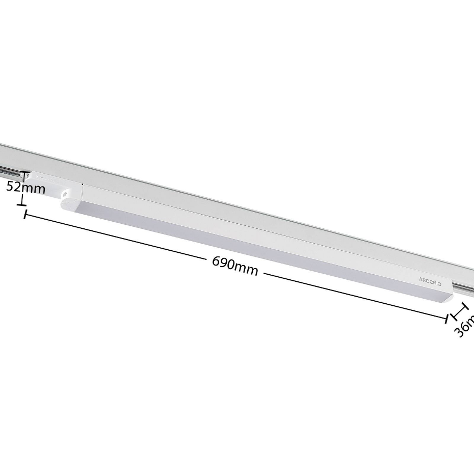 Projecteur pour rail électrique en aluminiumLED