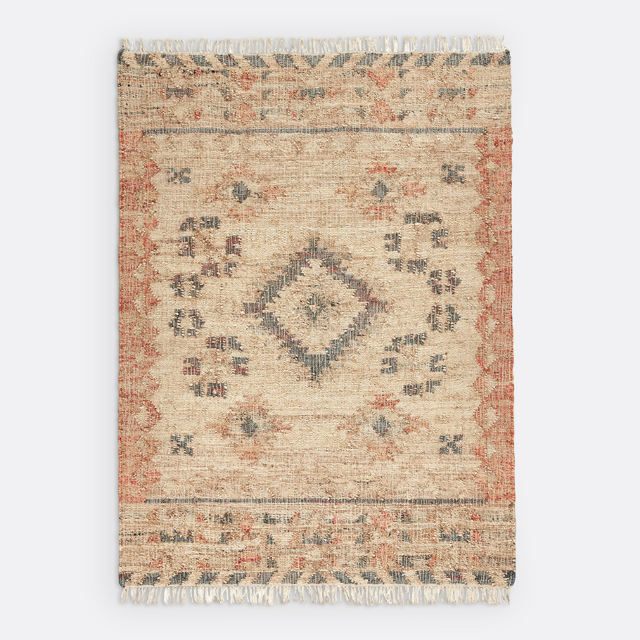 Tapis kilim effet used, Navaja