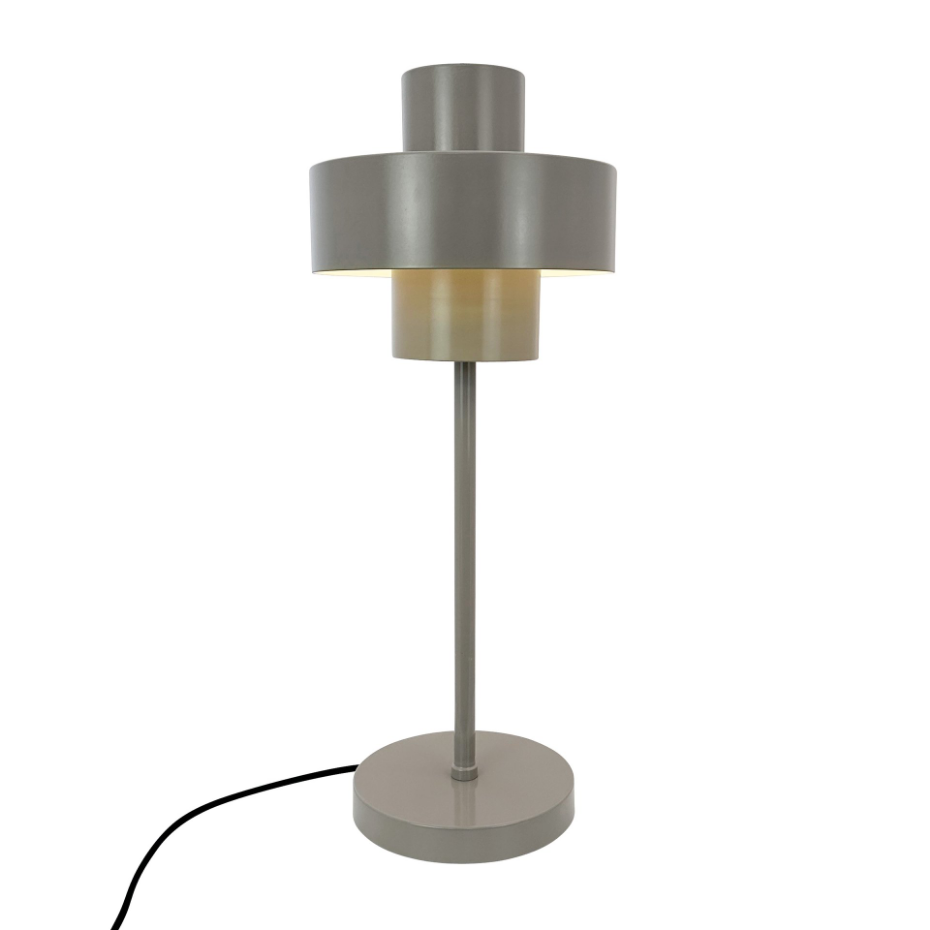 Lampe à poser en métal gris STOKE