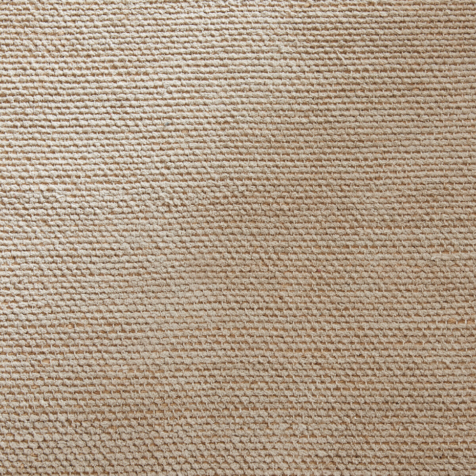 Tapis tissé main, coton et jute, Yesit