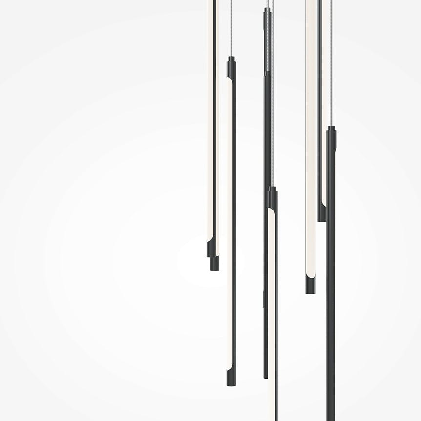 Lustre 9 lampes LED en cascade SALEM