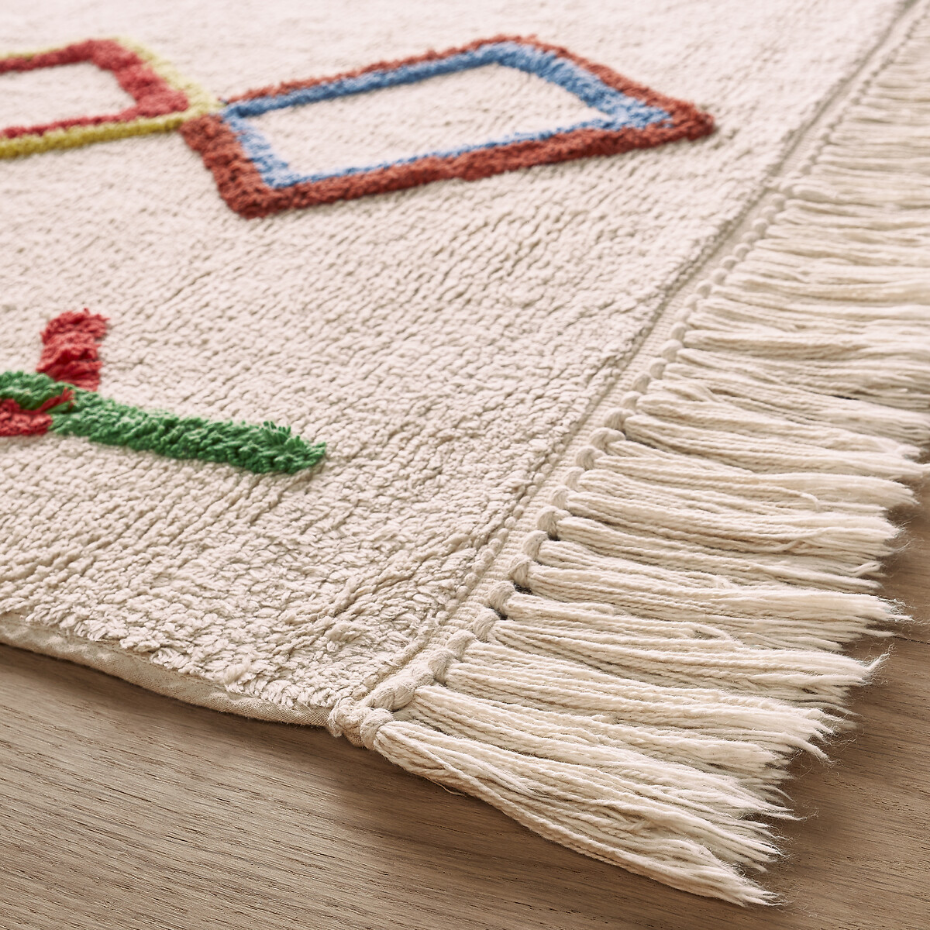 Tapis enfant coton bio style berbère, Dybala