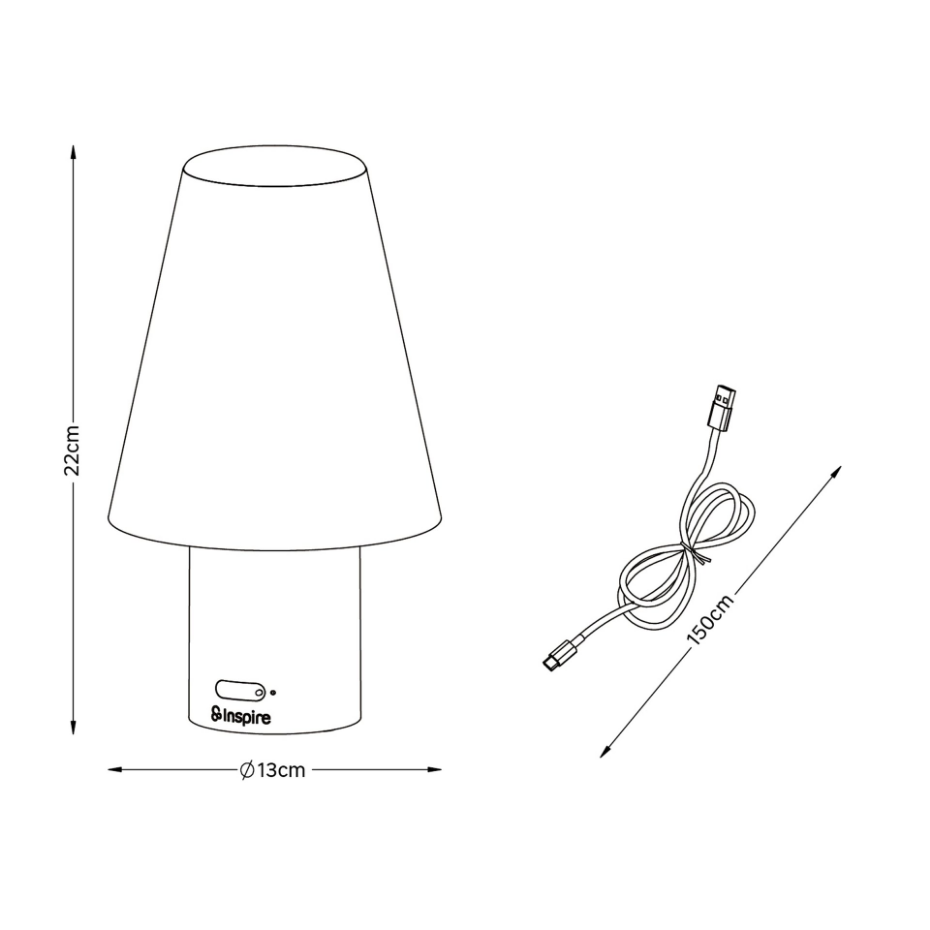 Lampe LED sans fil, APPETITO