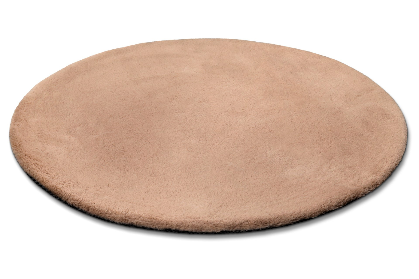 Tapis rond très moelleux à poils longs ,  Alice
