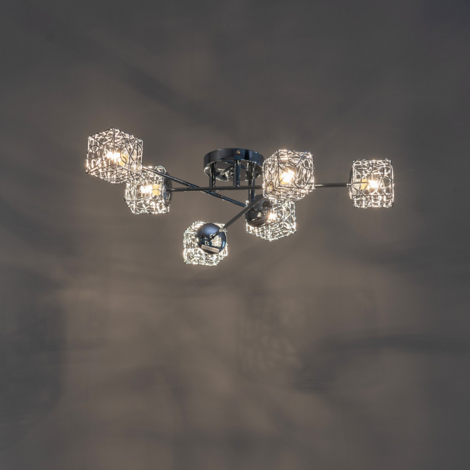 Plafonnier design 6 branches - APHYSE