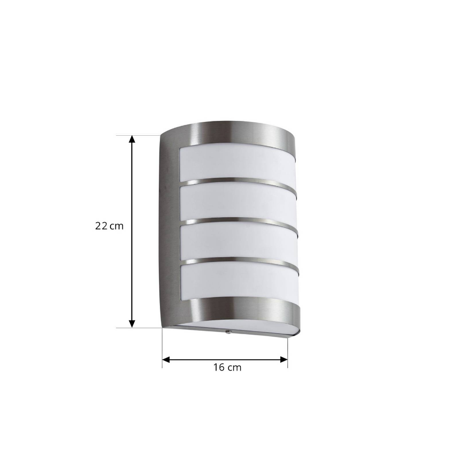 Applique extérieure en inox moderne, Noyan